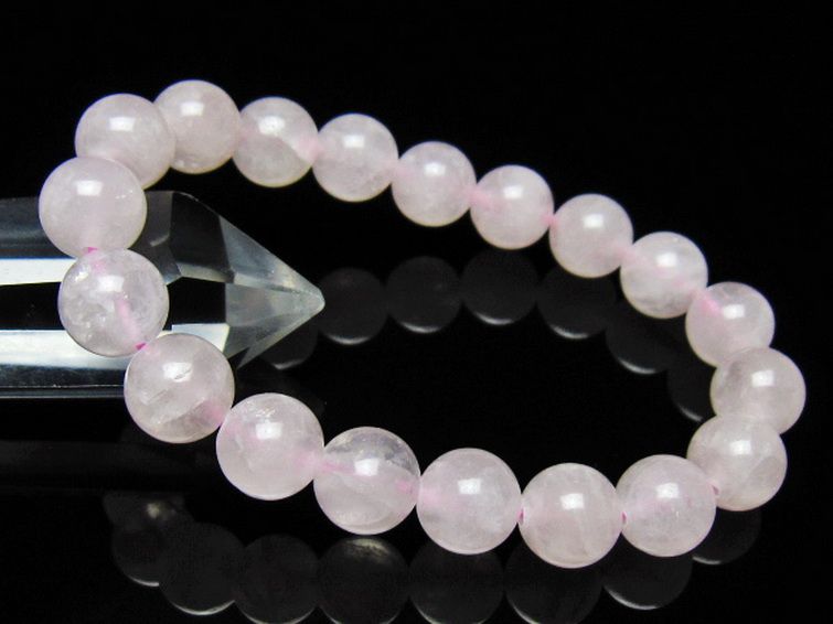ローズクォーツ ブレスレット 10mm [t446-2854] 1枚目