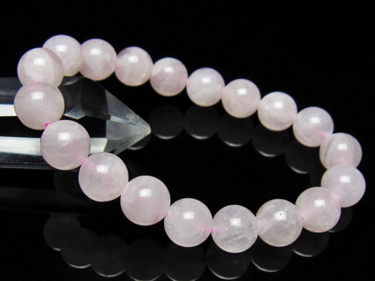 ローズクォーツ ブレスレット 10mm [t446-2856] 1枚目