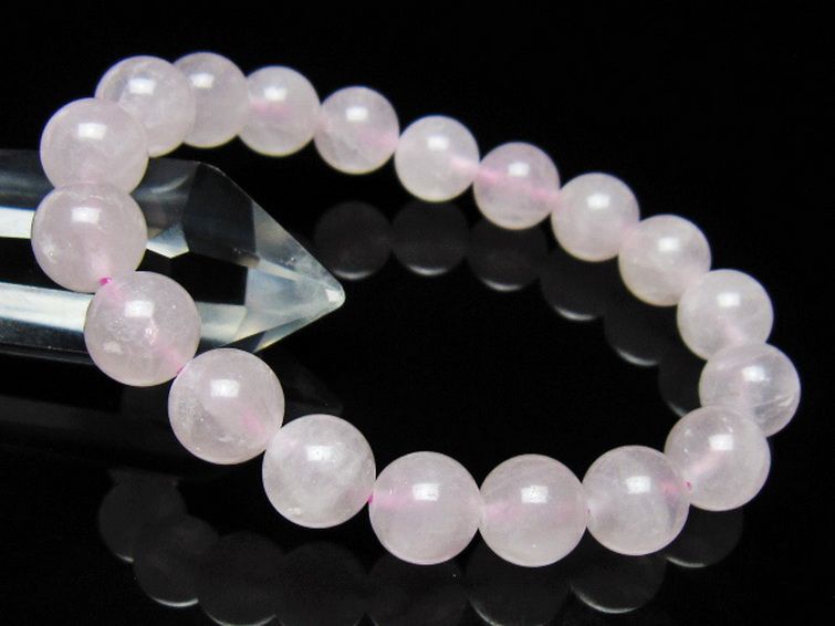 ローズクォーツ ブレスレット 10mm [t446-2863] 1枚目