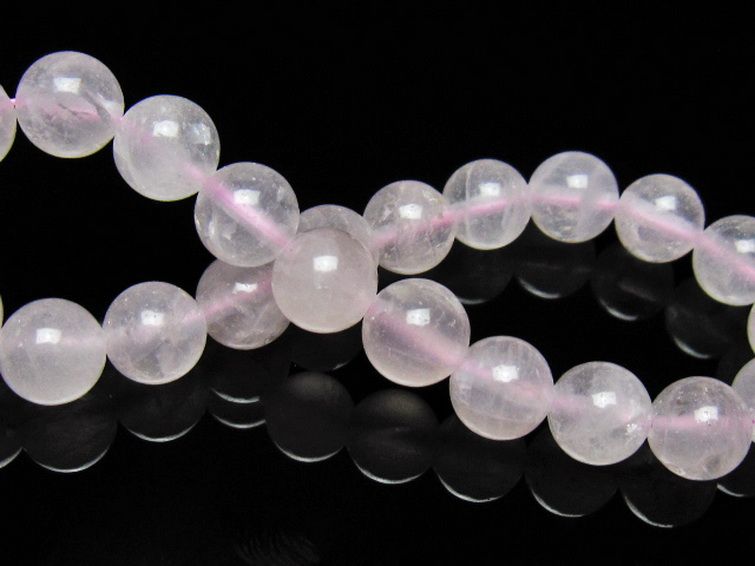 ローズクォーツ ブレスレット 9mm [t446-2869] 2枚目