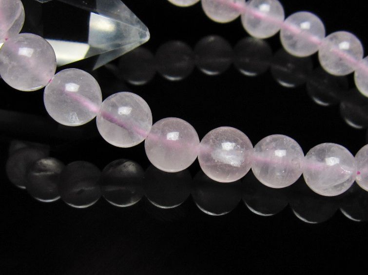 ローズクォーツ ブレスレット 9mm [t446-2869] 3枚目