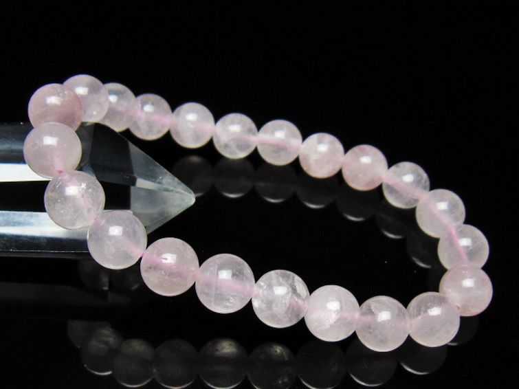 ローズクォーツ ブレスレット 9mm [t446-2873] 1枚目