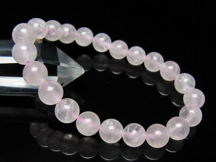 ローズクォーツ ブレスレット 9mm [t446-2874] 1枚目