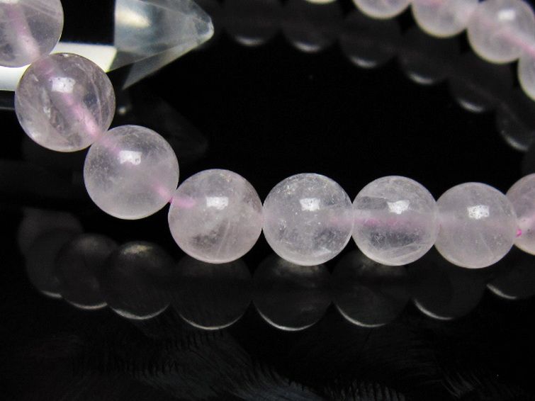 ローズクォーツ ブレスレット 9mm [t446-2875] 3枚目