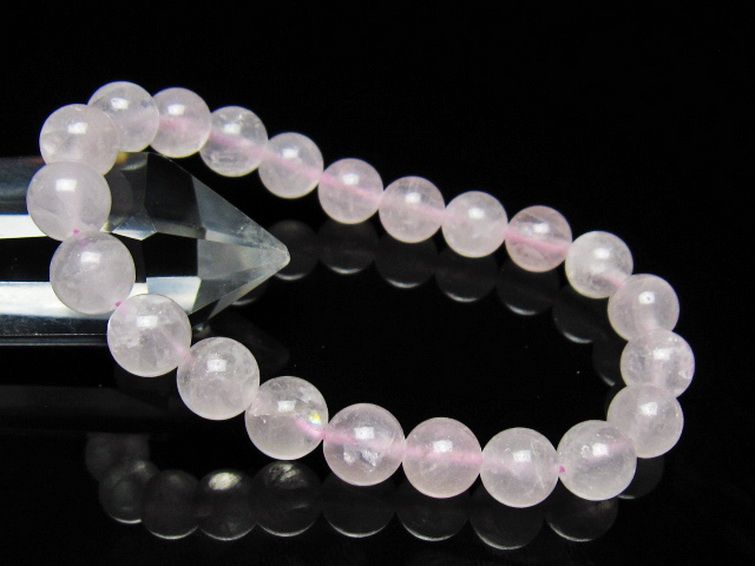 ローズクォーツ ブレスレット 9mm [t446-2880] 1枚目