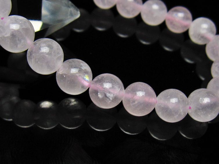 ローズクォーツ ブレスレット 9mm [t446-2880] 3枚目