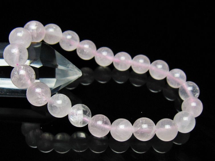 ローズクォーツ ブレスレット 9mm [t446-2889] 1枚目