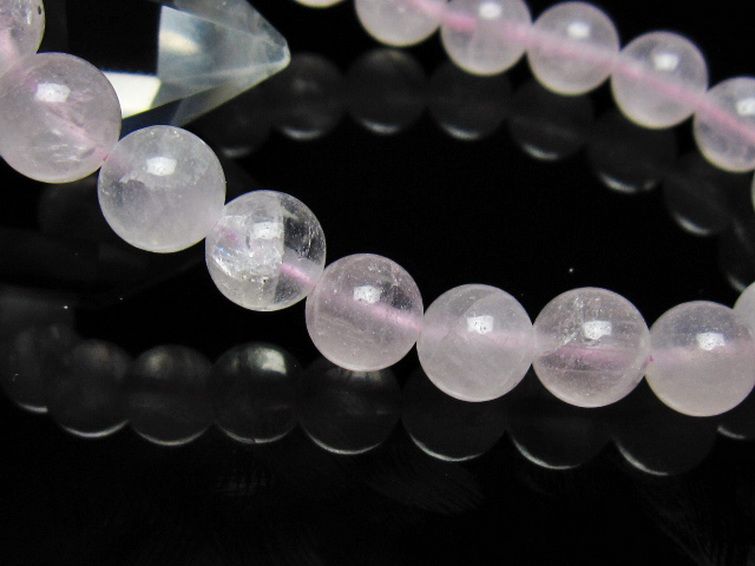 ローズクォーツ ブレスレット 9mm [t446-2889] 3枚目
