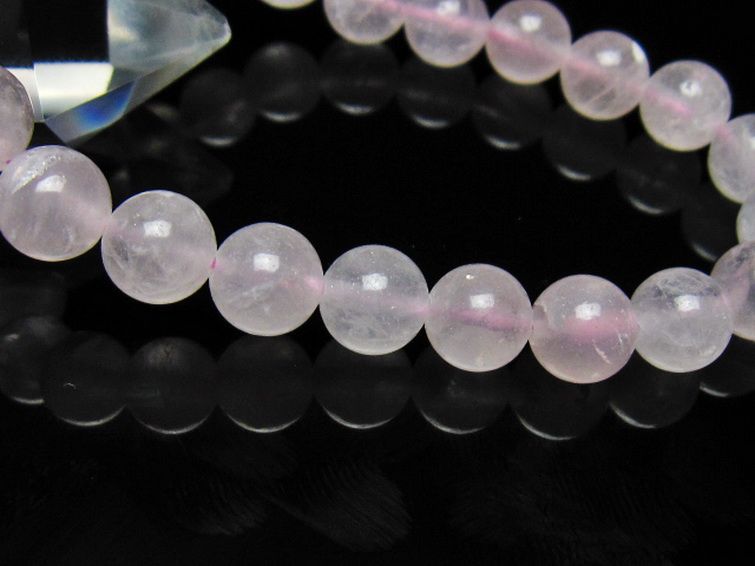 ローズクォーツ ブレスレット 9mm [t446-2892] 3枚目