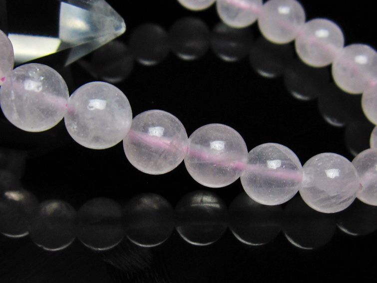 ローズクォーツ ブレスレット 9mm [t446-2896] 3枚目