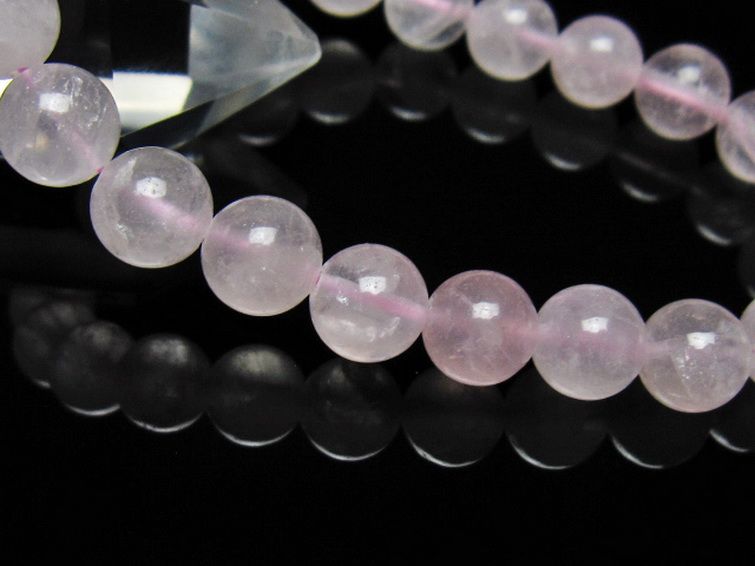 ローズクォーツ ブレスレット 9mm [t446-2911] 3枚目