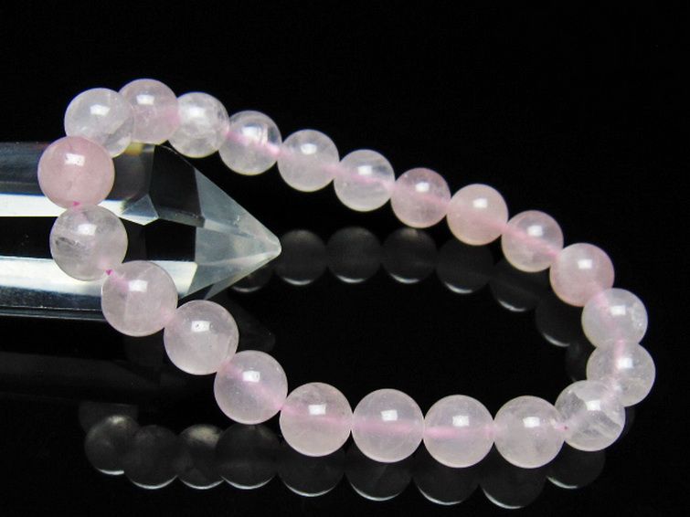ローズクォーツ ブレスレット 9mm [t446-2915] 1枚目