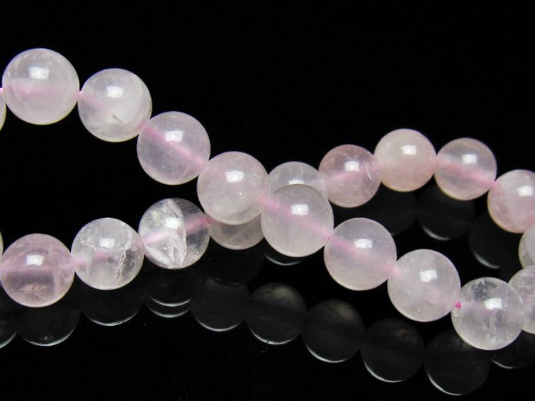 ローズクォーツ ブレスレット 9mm [t446-2915] 2枚目