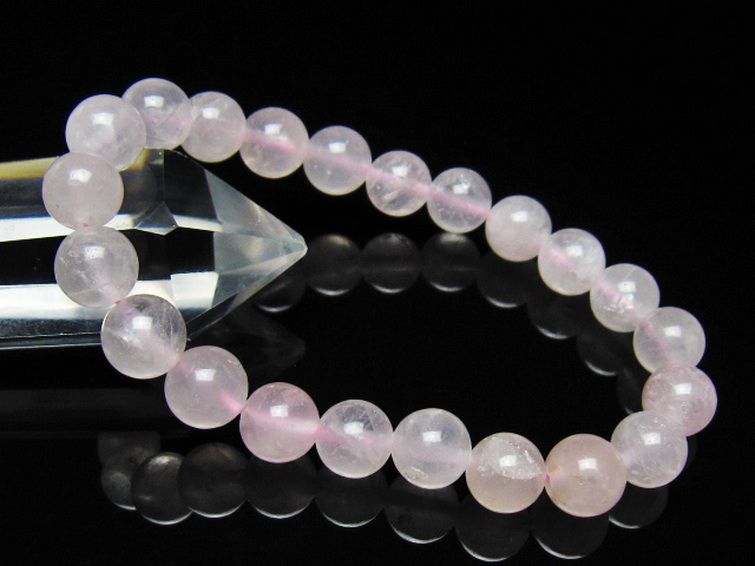 ローズクォーツ ブレスレット 9mm [t446-2918] 1枚目