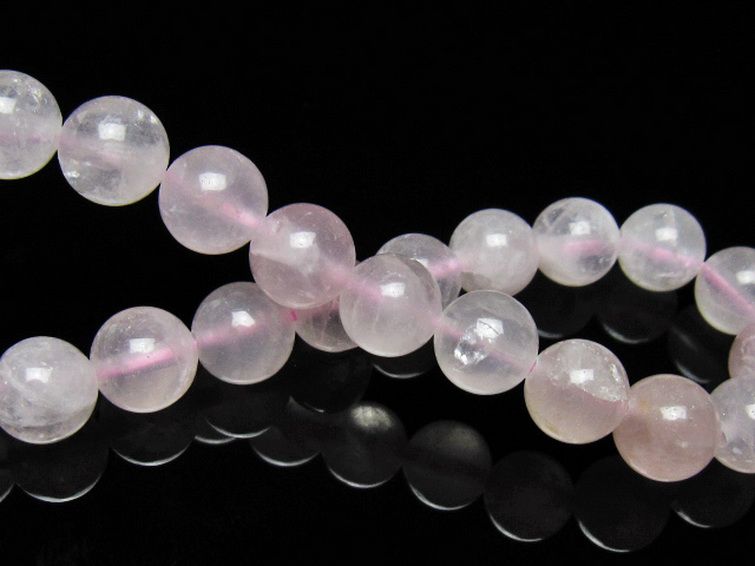 ローズクォーツ ブレスレット 9mm [t446-2918] 2枚目