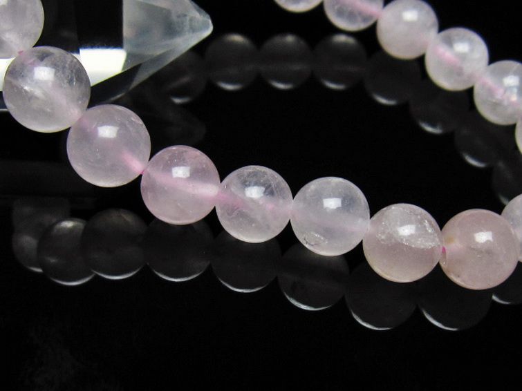 ローズクォーツ ブレスレット 9mm [t446-2918] 3枚目