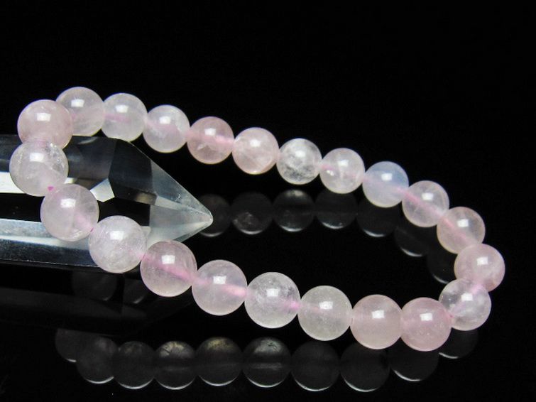 ローズクォーツ ブレスレット 9mm [t446-2920] 1枚目