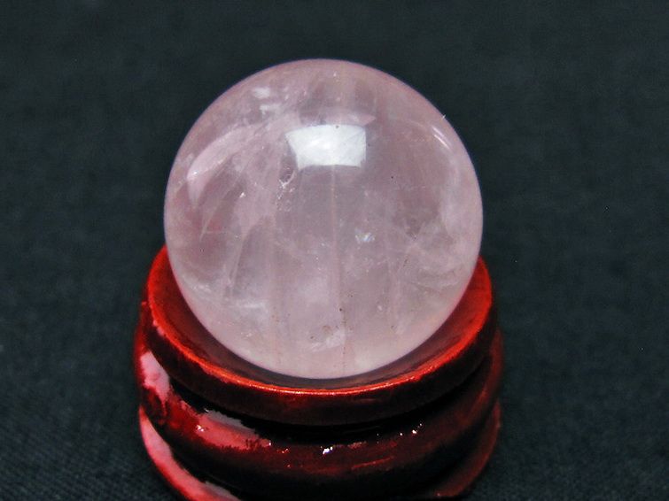 スターローズクォーツ 丸玉 20mm [t451-8765] 3枚目