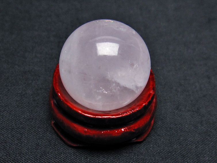 スターローズクォーツ 丸玉 20mm [t451-8881] 2枚目