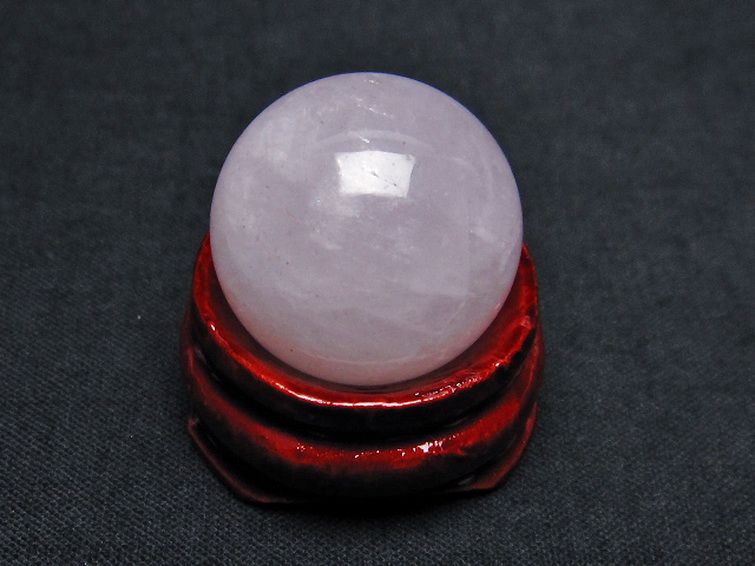 スターローズクォーツ 丸玉 20mm [t451-8883] 3枚目
