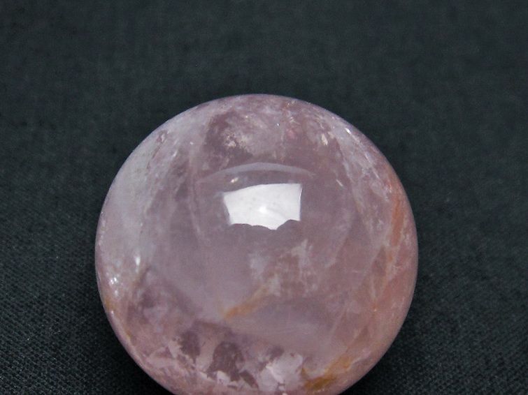 スターローズクォーツ 丸玉 25mm [t451-9046] 2枚目