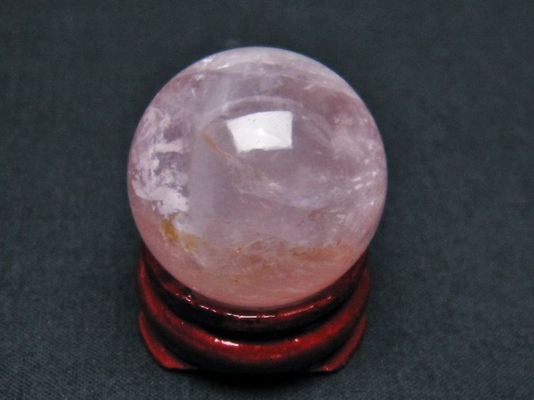 スターローズクォーツ 丸玉 25mm [t451-9046] 3枚目