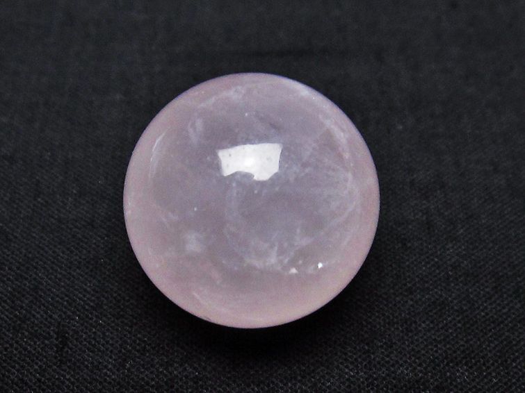ローズクォーツ 丸玉 20mm [t451-9495] 2枚目