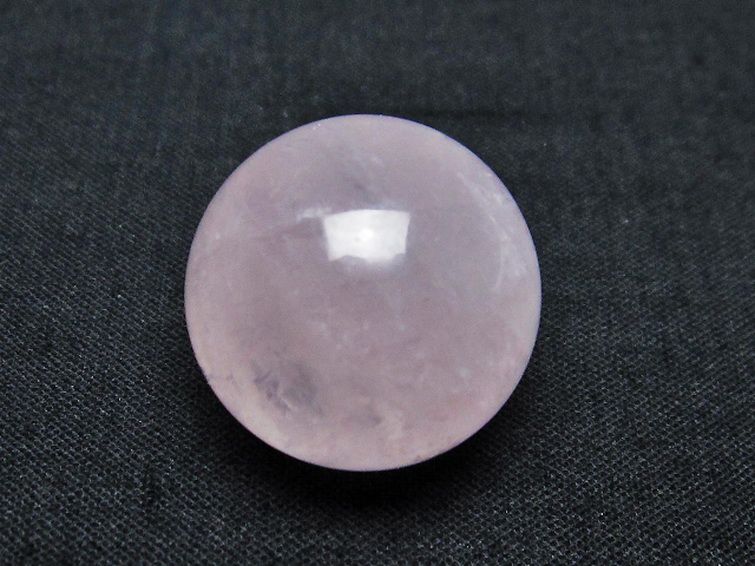 ローズクォーツ 丸玉 20mm [t451-9503] 2枚目