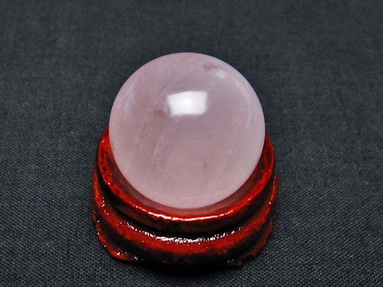 ローズクォーツ 丸玉 20mm [t451-9520] 1枚目