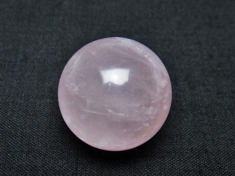 ローズクォーツ 丸玉 20mm [t451-9524] 3枚目