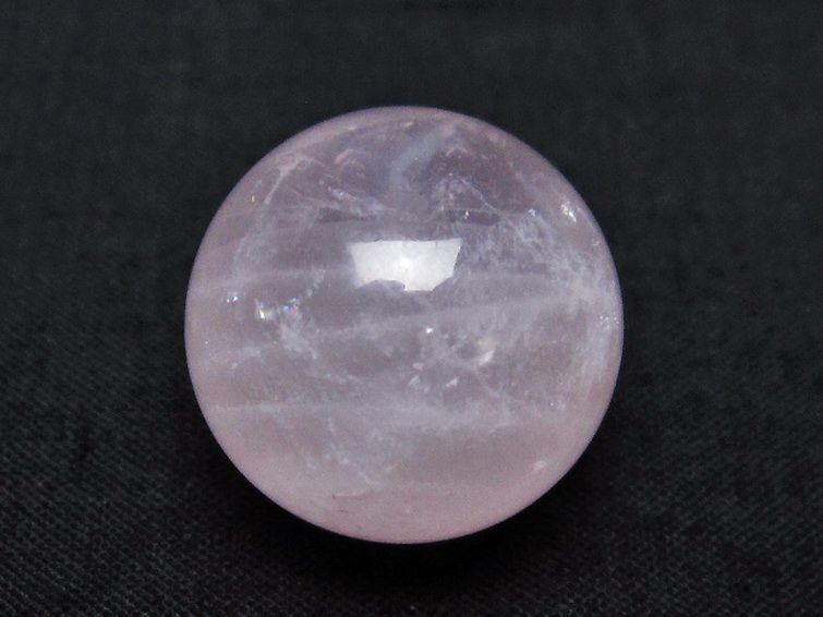 ローズクォーツ 丸玉 20mm [t451-9532] 2枚目