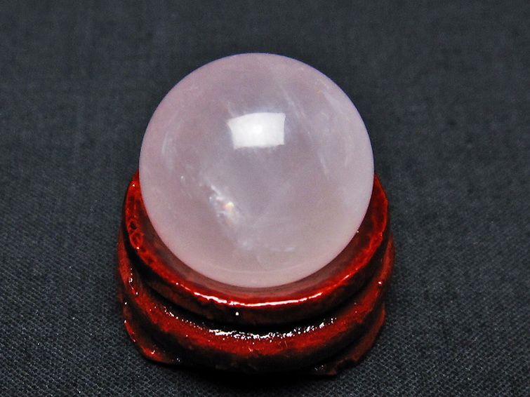 ローズクォーツ 丸玉 20mm [t451-9533] 1枚目