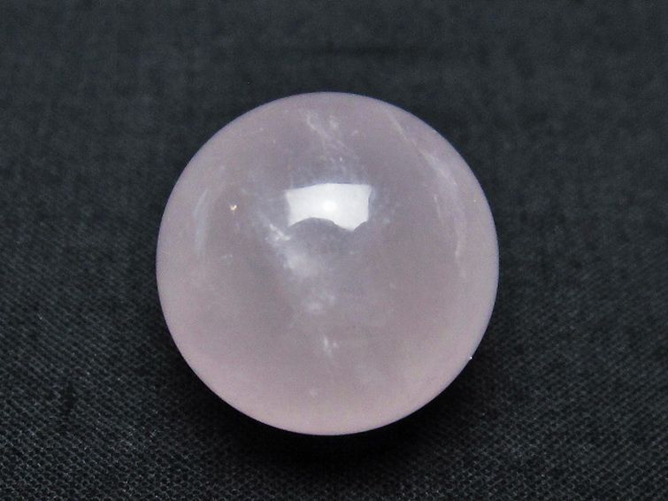 ローズクォーツ 丸玉 20mm [t451-9533] 2枚目