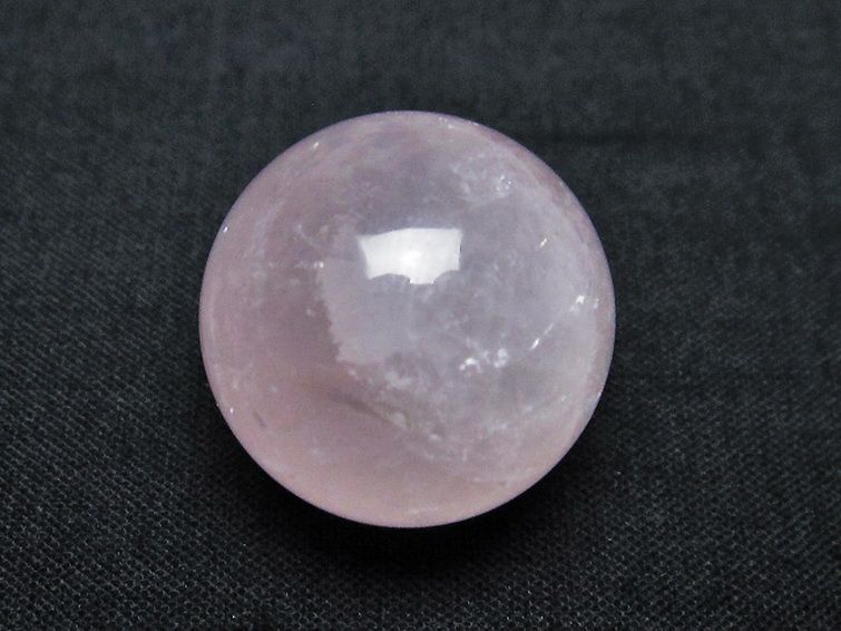 ローズクォーツ 丸玉 20mm [t451-9541] 3枚目