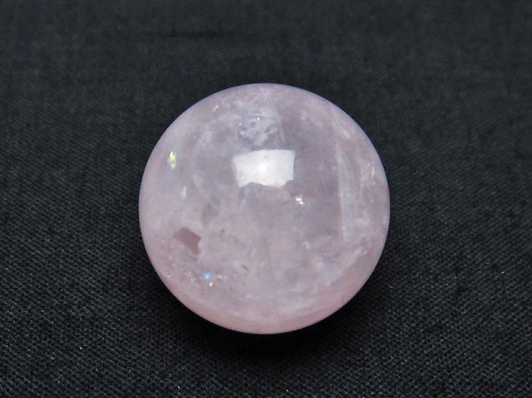 ローズクォーツ 丸玉 20mm [t451-9546] 2枚目