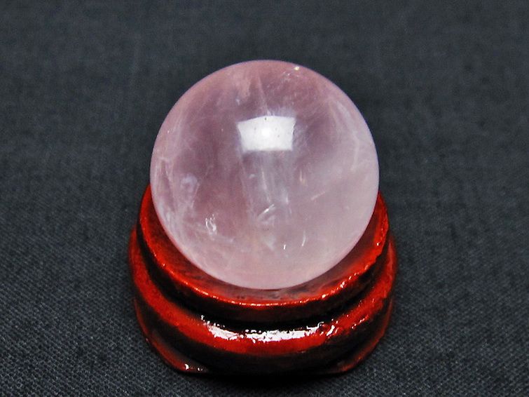 ローズクォーツ 丸玉 20mm [t451-9566] 1枚目