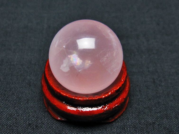 ローズクォーツ 丸玉 20mm [t451-9568] 1枚目