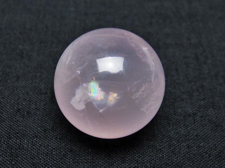ローズクォーツ 丸玉 20mm [t451-9568] 2枚目