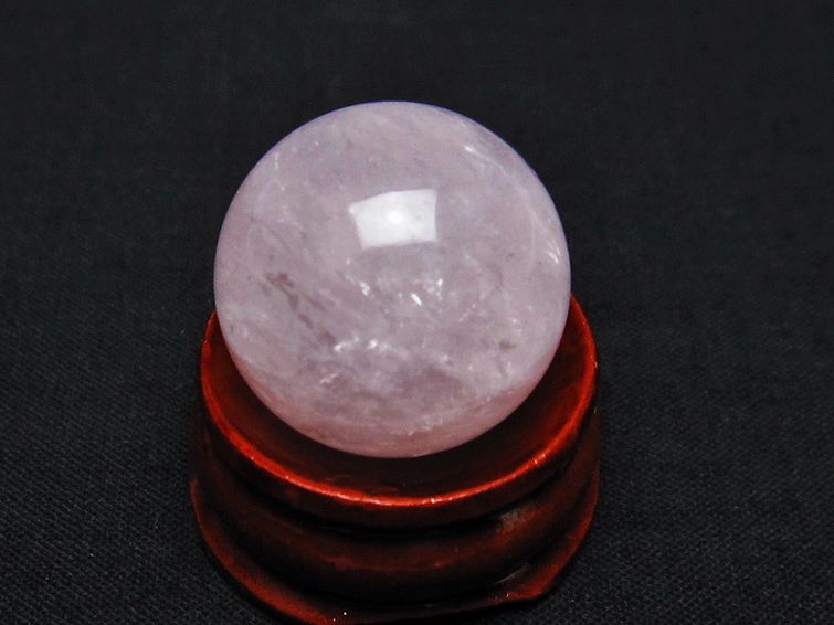 ローズクォーツ 丸玉 20mm [T451-9706] 1枚目