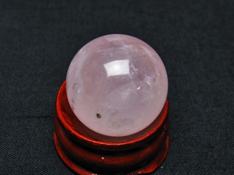 ローズクォーツ 丸玉 20mm [t451-9789] 1枚目