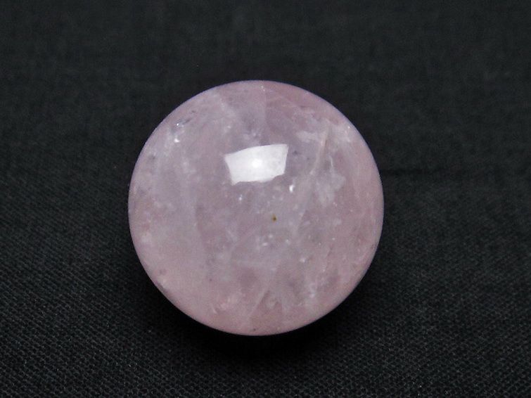 ローズクォーツ 丸玉 20mm [T451-9827] 2枚目
