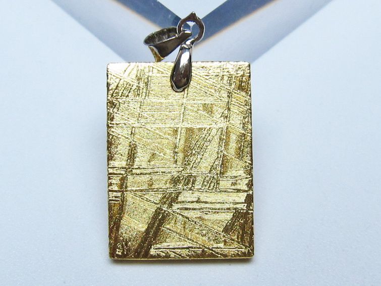 ゴールドギベオン メテオライト ペンダント [t452-3681] 2枚目