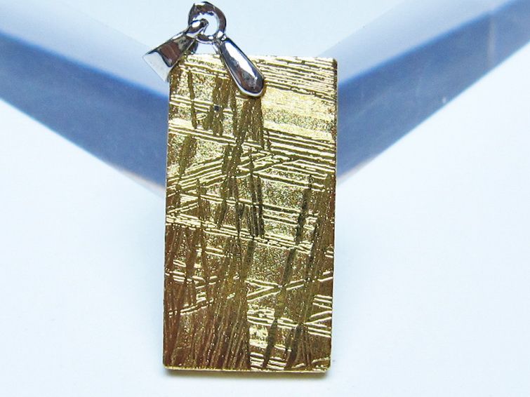 ゴールドギベオン メテオライト ペンダント [t452-3690] 2枚目