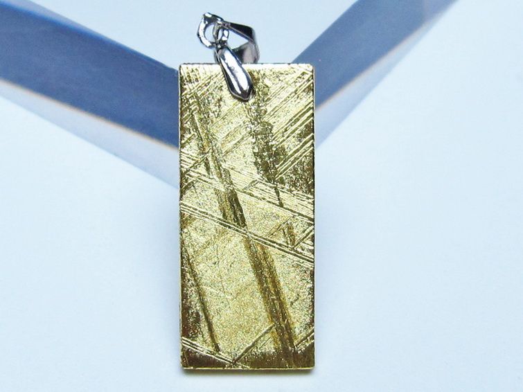 ゴールドギベオン メテオライト ペンダント [t452-3692] 2枚目