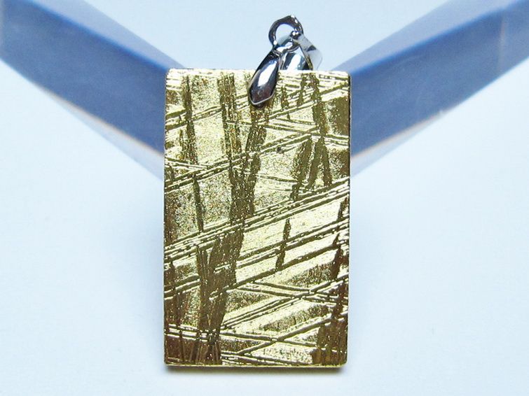 ゴールドギベオン メテオライト ペンダント [t452-3695] 2枚目