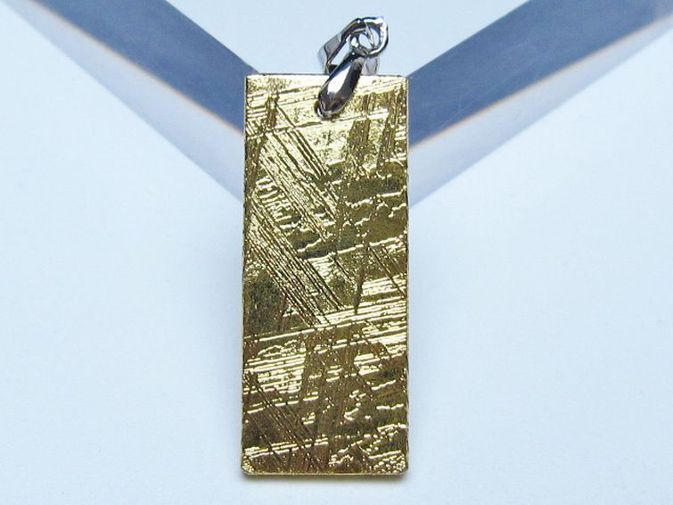 ゴールドギベオン メテオライト ペンダント [t452-3697] 2枚目