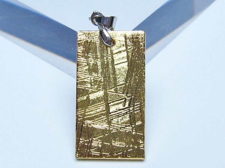 ゴールドギベオン メテオライト ペンダント [t452-3699] 2枚目