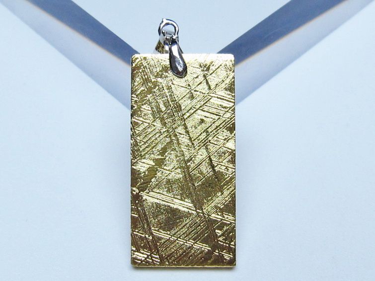 ゴールドギベオン メテオライト ペンダント [t452-3700] 2枚目