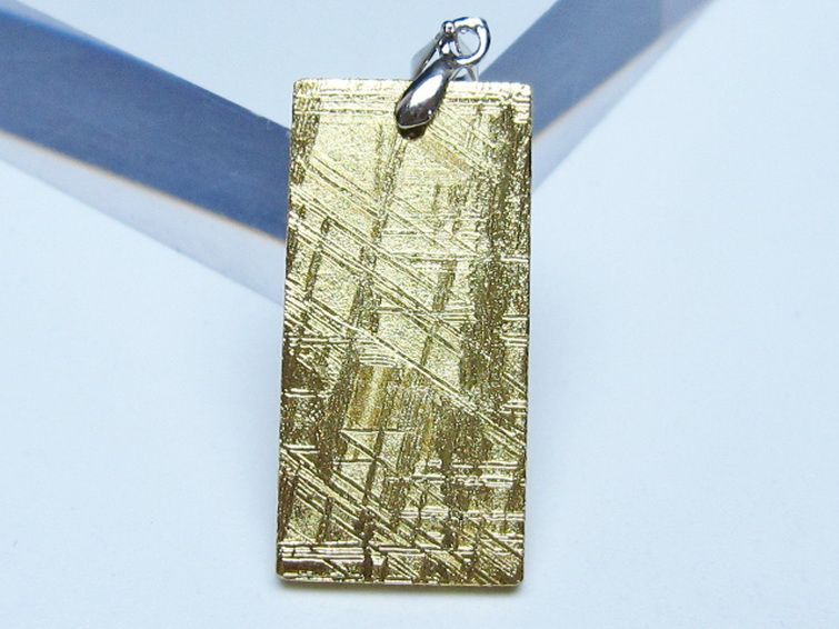 ゴールドギベオン メテオライト ペンダント [t452-3701] 2枚目