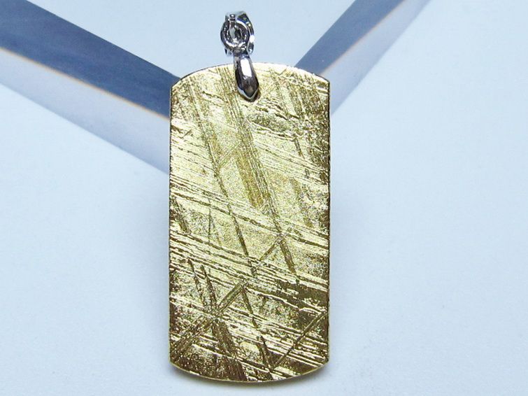 ゴールドギベオン メテオライト ペンダント [t452-3711] 2枚目